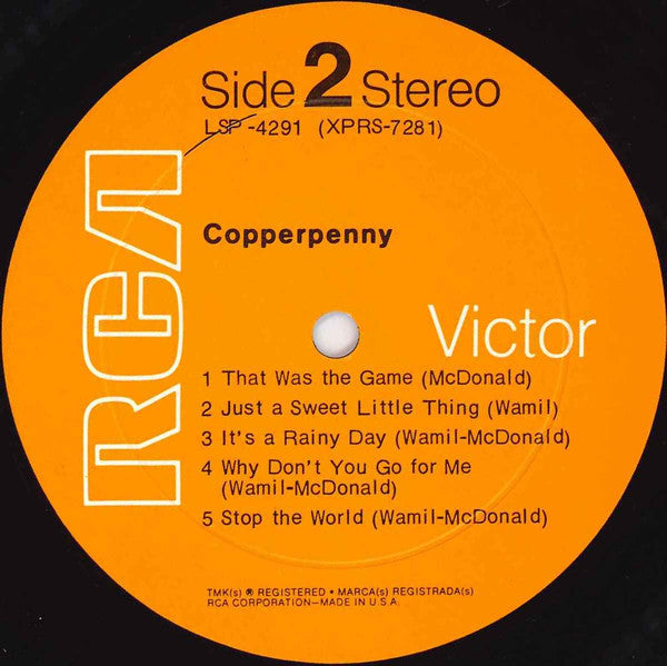 Copperpenny : Copperpenny (LP, Album, Hol)
