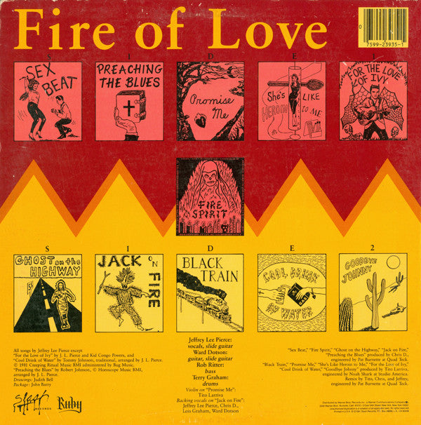 The Gun Club : Fire Of Love (LP, Album, RP)