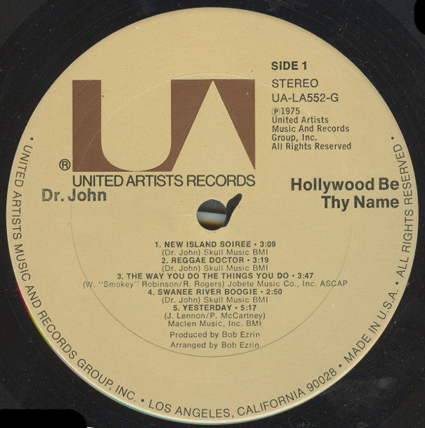 Dr. John : Hollywood Be Thy Name (LP, Album)