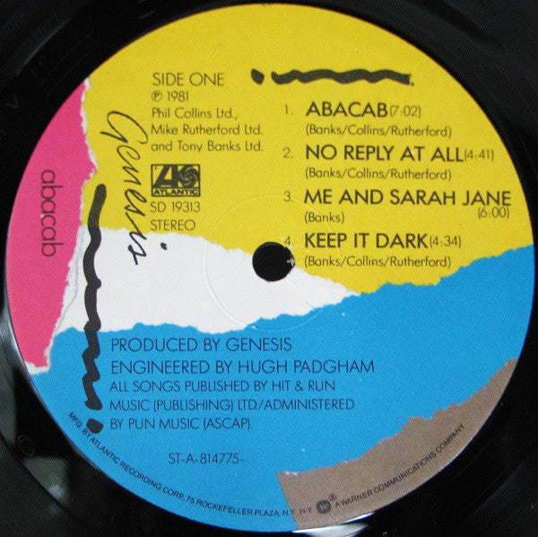 Genesis : Abacab (LP, Album, A)
