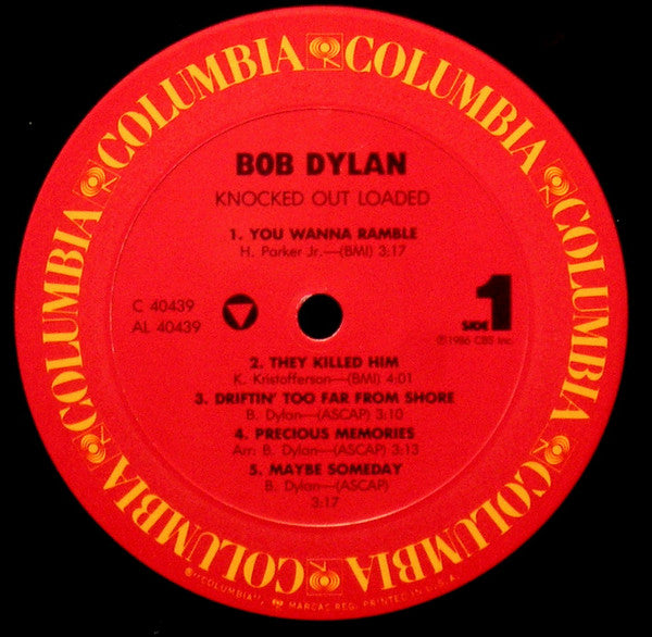 Bob Dylan : Knocked Out Loaded (LP, Album, Pit)