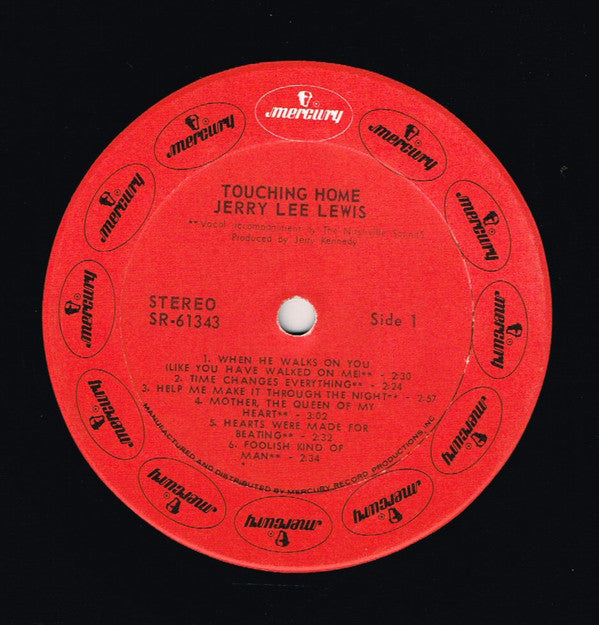 Jerry Lee Lewis : Touching Home (LP, Album)