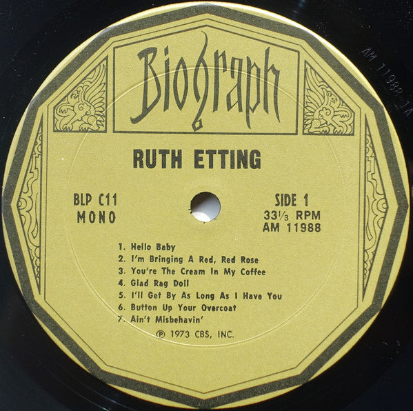 Ruth Etting : Hello Baby (LP, Comp)