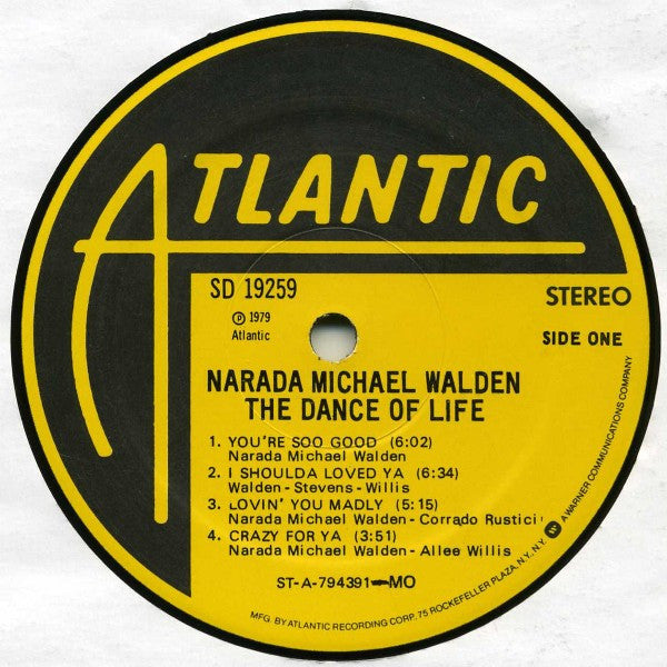 Narada Michael Walden : The Dance Of Life (LP, Album, MO )