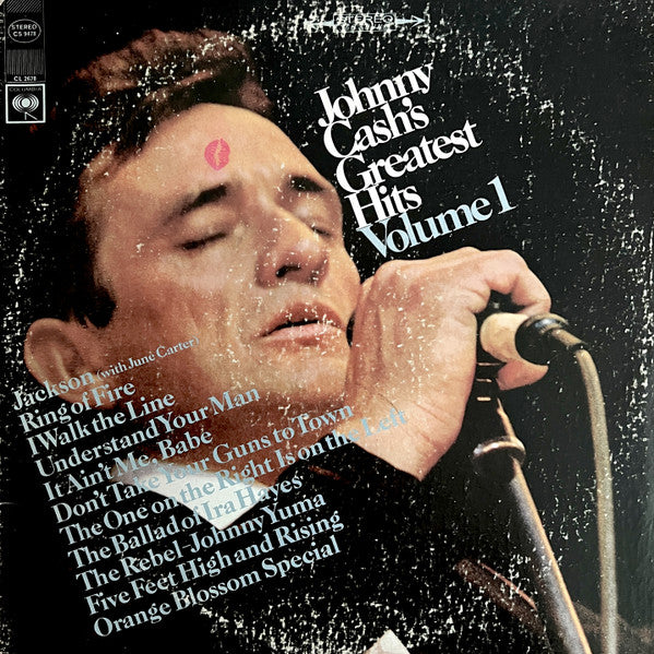 Johnny Cash : Johnny Cash's Greatest Hits (Volume 1) (LP, Comp, San)