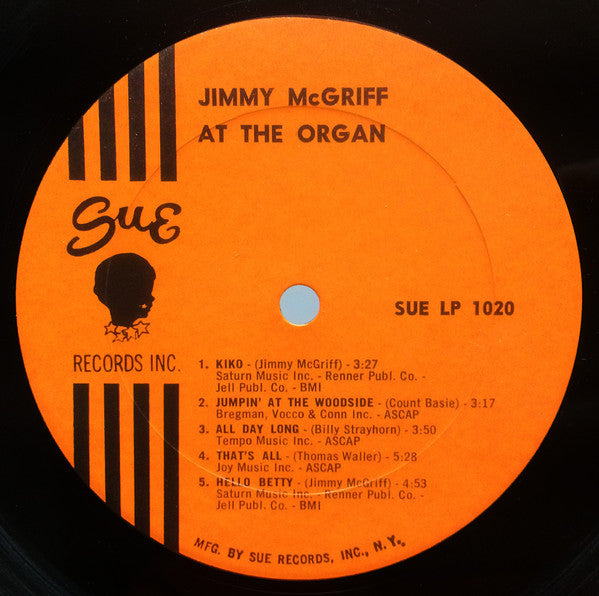 Jimmy McGriff : At The Organ (LP, Album, Mono)