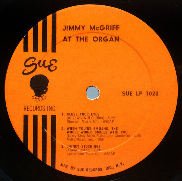 Jimmy McGriff : At The Organ (LP, Album, Mono)