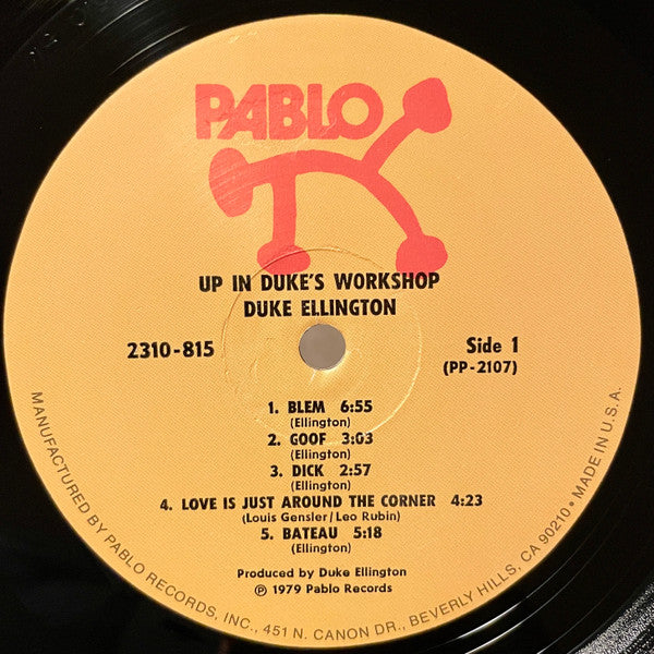Duke Ellington And His Orchestra : Up In Duke's Workshop (LP, Album)