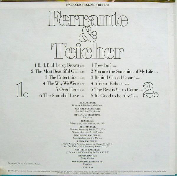 Ferrante & Teicher : ...Beautiful...Beautiful (LP, Album)