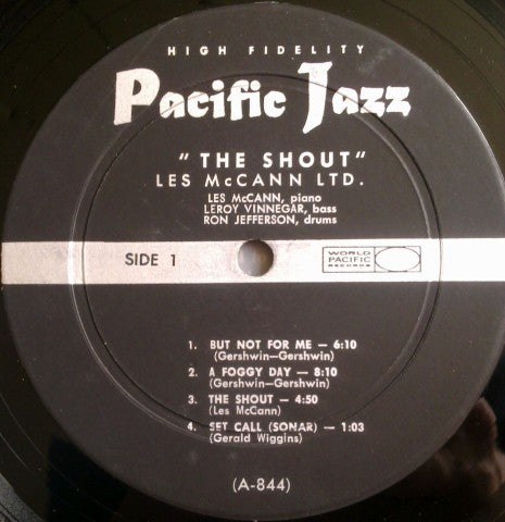 Les McCann Ltd. : The Shout (LP, Album, Mono)