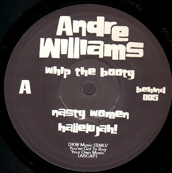 Andre Williams (2) : Whip The Booty (7")