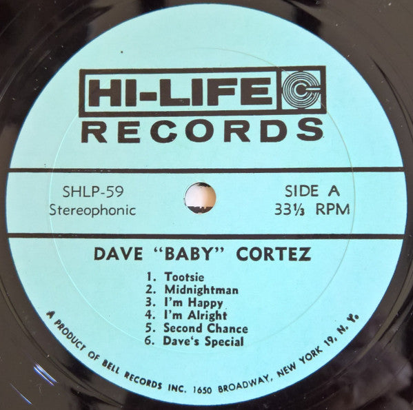 Dave "Baby" Cortez : Dave "Baby" Cortez (LP)