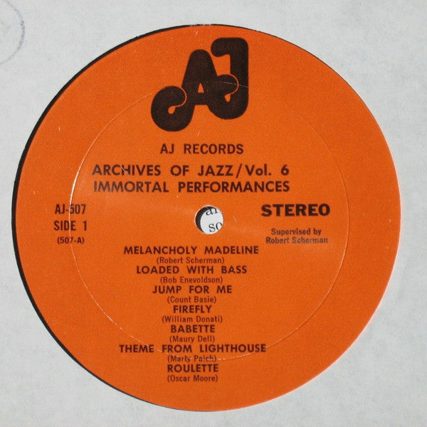 Various : Archives Of Jazz Vol 6 (LP, Comp)
