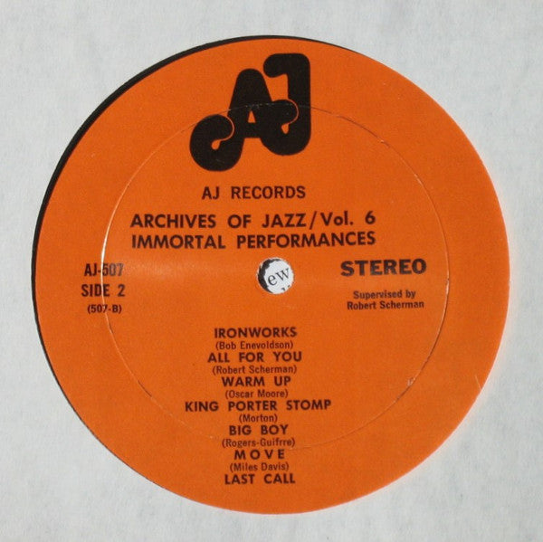 Various : Archives Of Jazz Vol 6 (LP, Comp)