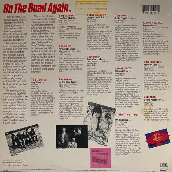 Various : On The Road Again (Rock's New Frontiers: 1966-1970) (LP, Comp, Jac)