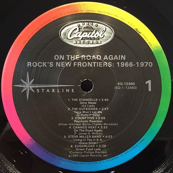 Various : On The Road Again (Rock's New Frontiers: 1966-1970) (LP, Comp, Jac)