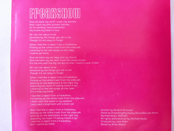 Stretch Princess : Freakshow (CD, Single, Promo)