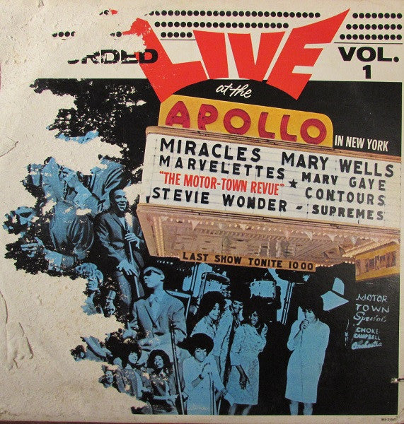 Various : Motor Town Revue Vol. 1 - Recorded Live At The Apollo (LP, Comp)