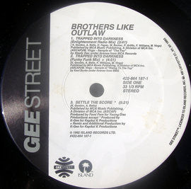 Brothers Like Outlaw : Trapped Into Darkness (12", Promo)