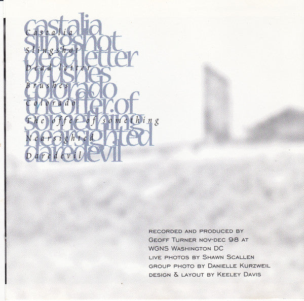 Engine Down : Under The Pretense Of Present Tense (CD, Album)