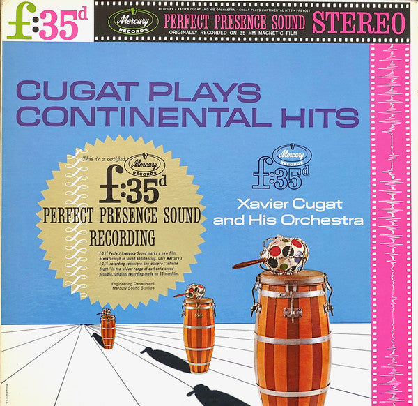 Xavier Cugat And His Orchestra : Cugat Plays Continental Hits (LP, Album)