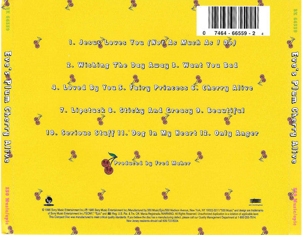 Eve's Plum : Cherry Alive (CD, Album)