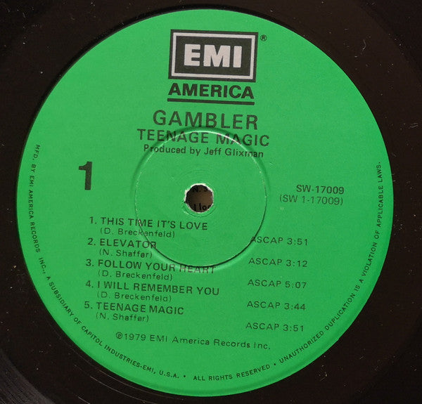 Gambler (5) : Teenage Magic (LP, Album)
