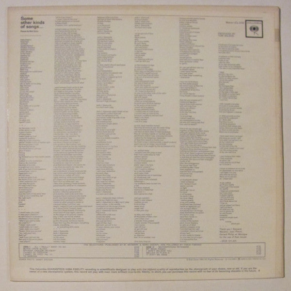 Bob Dylan : Another Side Of Bob Dylan (LP, Album, Mono, Ter)