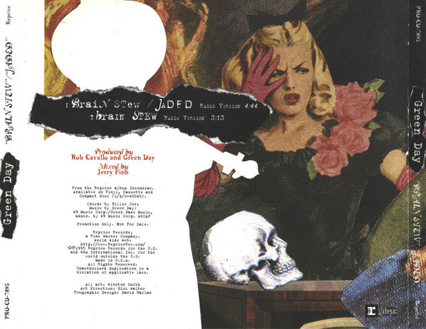 Green Day : Brain Stew / Jaded (CD, Single, Promo)