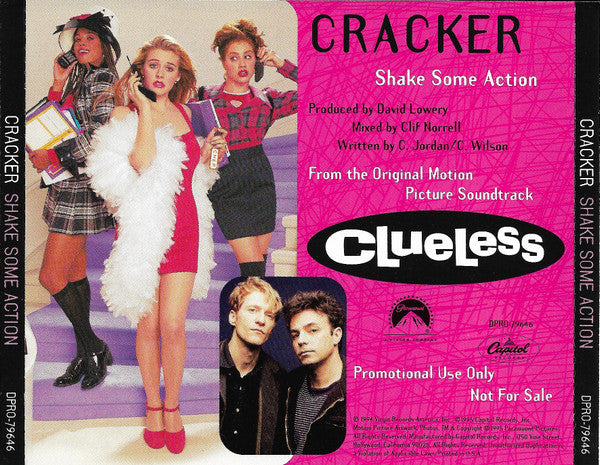 Cracker : Shake Some Action (CD, Single, Promo)