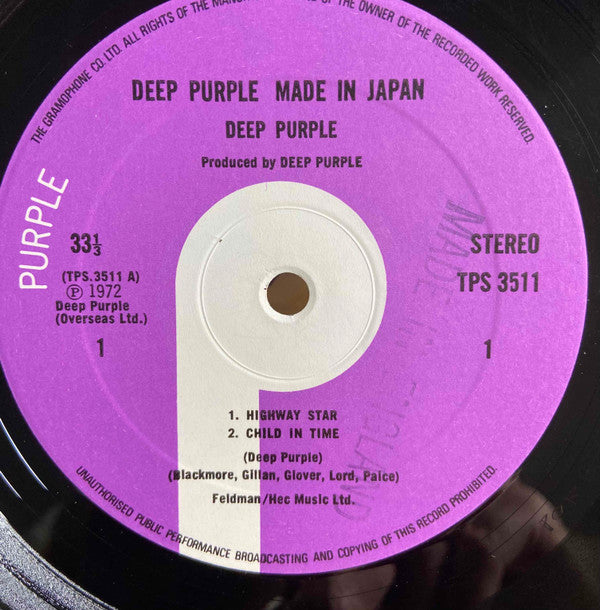 Deep Purple : Made In Japan (2xLP)