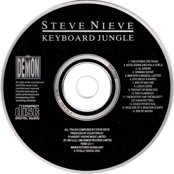 Steve Nieve : Keyboard Jungle (CD, Album)