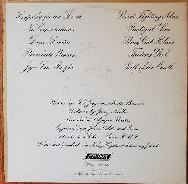 Rolling Stones* : Beggars Banquet (LP, Album, RE, Gat)