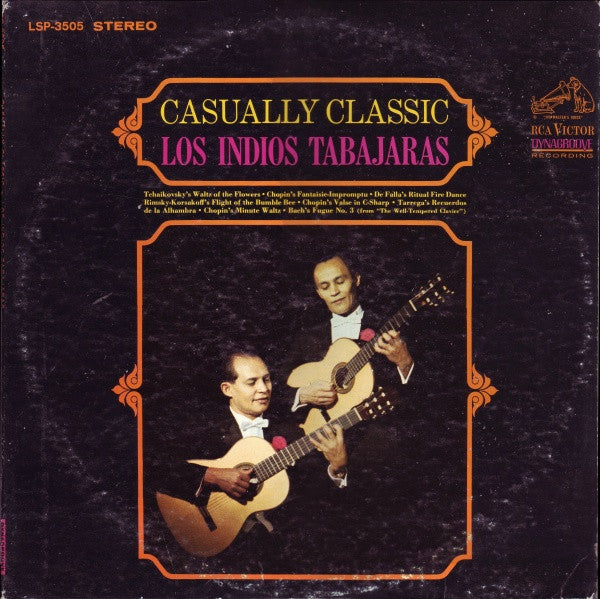 Los Indios Tabajaras : Casually Classic (LP, Album)