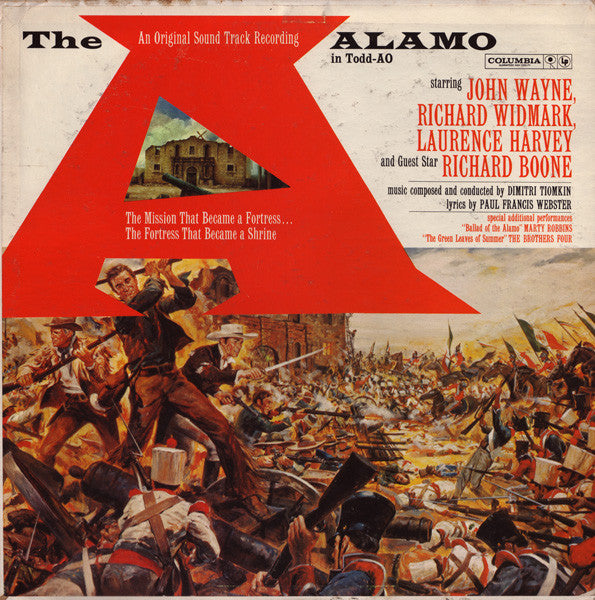 Dimitri Tiomkin : The Alamo (In Todd-AO) (LP, Album, Mono)