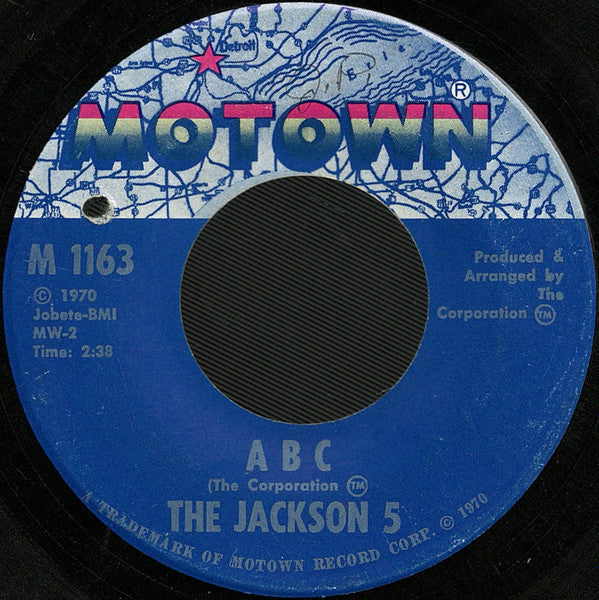 The Jackson 5 : A B C  (7", Single)