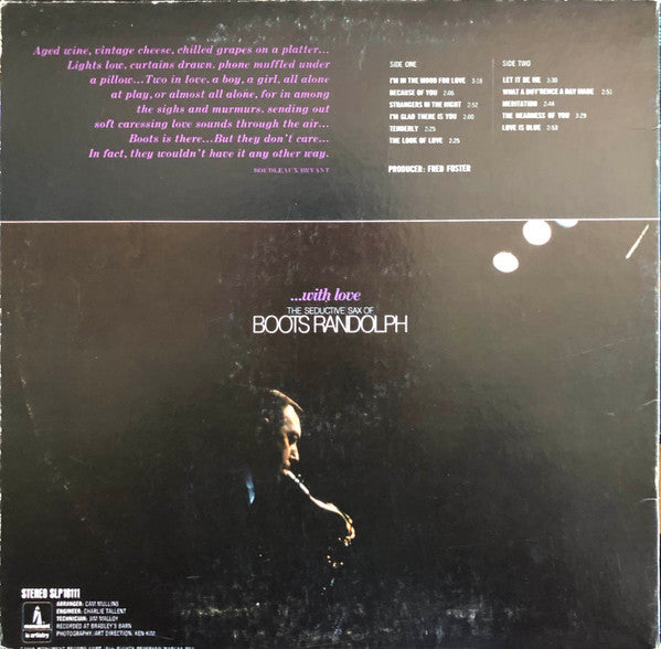 Boots Randolph : ...With Love (LP, Album)