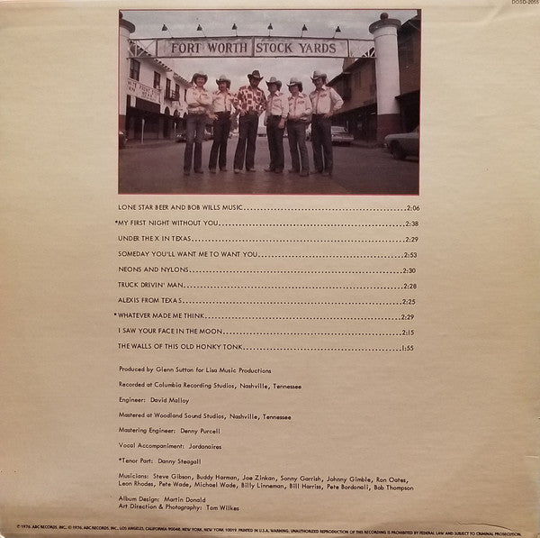 Red Steagall : Lone Star Beer And Bob Wills Music (LP, Album)