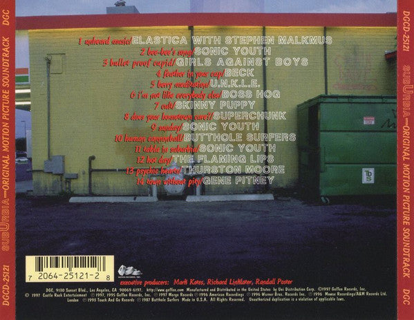 Various : SubUrbia Original Motion Picture Soundtrack (CD, Comp)