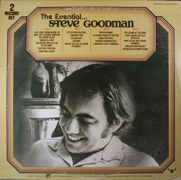 Steve Goodman : The Essential...Steve Goodman (2xLP, Comp)