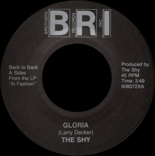 The Shy (2) : Gloria (7", Single)