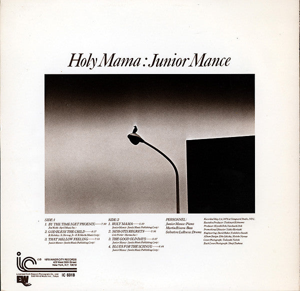 Junior Mance : Holy Mama (LP, Album)