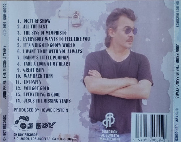 John Prine : The Missing Years (CD, Album)