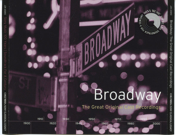 Various : Broadway: The Great Original Cast Recordings (2xCD, Comp)