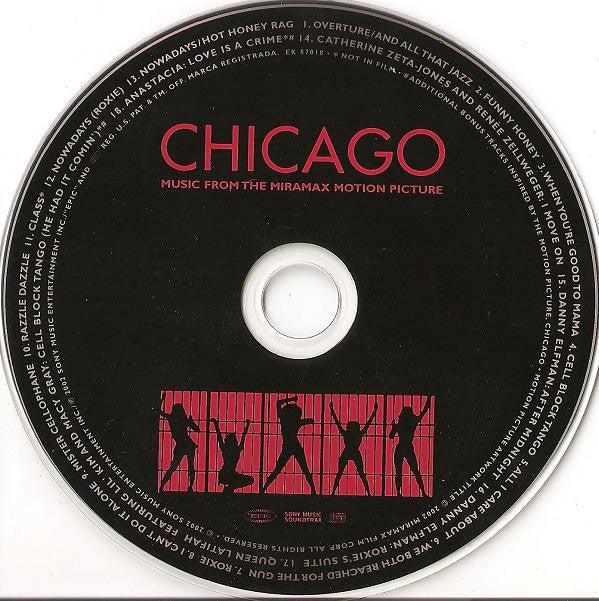 Various : Music From The Miramax Motion Picture Chicago (CD, Album, Enh, Pit)