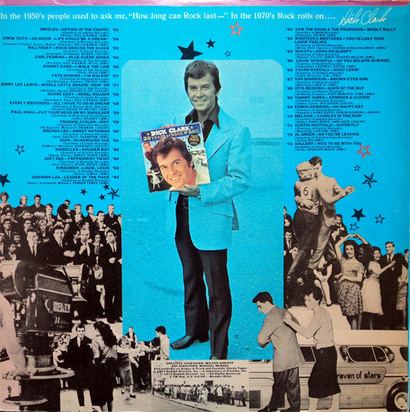 Dick Clark (2) : 20 Years Of Rock N' Roll (2xLP, Comp, Col + 7", S/Sided, Squ)