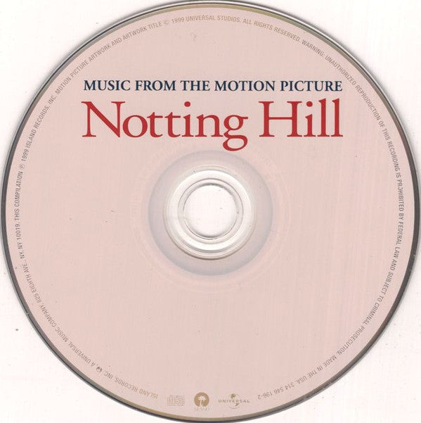 Various : Notting Hill (Music From The Motion Picture) (CD, Comp)