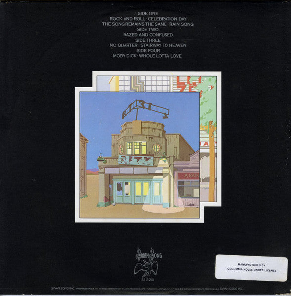 Led Zeppelin : The Soundtrack From The Film The Song Remains The Same (2xLP, Album, Club, CRC)