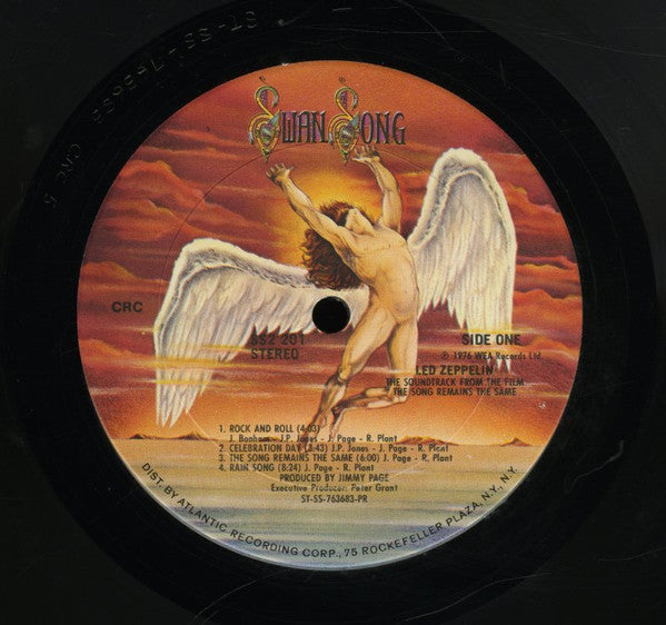 Led Zeppelin : The Soundtrack From The Film The Song Remains The Same (2xLP, Album, Club, CRC)