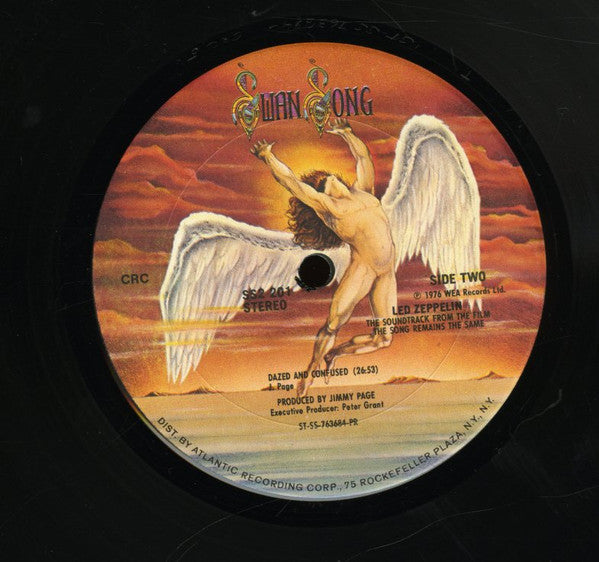 Led Zeppelin : The Soundtrack From The Film The Song Remains The Same (2xLP, Album, Club, CRC)